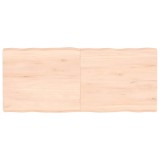 vidaXL Blat masă 140x60x(2-6) cm lemn stejar netratat contur organic