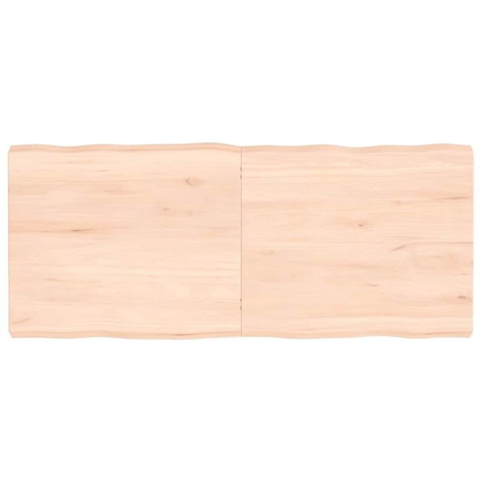 vidaXL Blat masă 140x60x(2-6) cm lemn stejar netratat contur organic