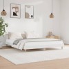 Cadru de pat, alb, 200x200 cm, lemn prelucrat