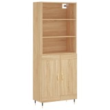 Cumpara ieftin Dulap inalt, stejar sonoma, 69,5x34x180 cm, lemn compozit