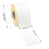 Etichete Termice Direct 100x150 mm, 500 Buc/Rola, Albe, Autoadezive, AWB, Colet, Imprimanta Termica, Fara BPA