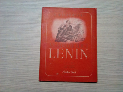 VLADIMIR ILICI LENIN - Vladimir Maiacovski - ION COSTIN (autograf) -1949, 153p foto
