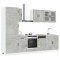 vidaXL Set dulapuri de bucătărie 8 piese &bdquo;Kalmar&rdquo; gri beton Lemn 3314795