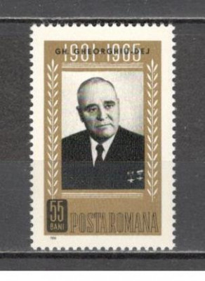 Romania.1966 1 an moarte Ghe.Gheorghiu-Dej DR.134 foto