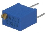 Potentiometru Multitura 20k&Omega; 250mW &plusmn;10% THT