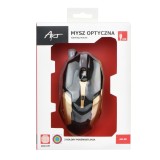 Cumpara ieftin Mouse cu Fir ART AM-98, USB-A, 2400 DPI, Negru-Auriu , Eleganta si Precizie