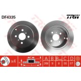 Disc frana TOYOTA YARIS VERSO (NLP2, NCP2) (1999 - 2005) TRW DF4335