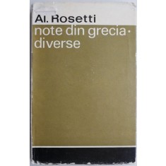 Note din Grecia. Diverse &ndash; Al. Rosetti