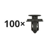 Set 100 clema fixare plastic Lexus ES, IS; Nissan Almera, Micra, Note, Primera, X-Trail; Suzuki Grand Vitara, Ignis, Swift, SX4, Wagon R+; Tesla Mode, Rapid