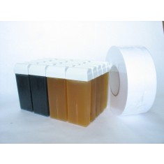 Pachet 20 Rezerve Ceară + Rolă H&acirc;rtie 60m &ndash; Kit Profesional Epilare