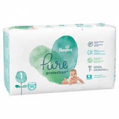 Scutece Pampers Pure Carry Pack, marimea 1, 35 bucati/pachet foto