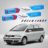 Cumpara ieftin Ștergătoare Seat Alhambra 7V9 2001-2010 | Set Față Flat &ndash; TeamCar&reg;