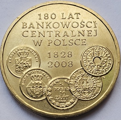 2 Zlote / Zloti 2009 Polonia, Central Banking, unc foto