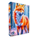 Puzzle Pădurea Magică a Mării Negre: Vulpe - 500 de piese