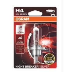BEC 12V H4 60/55 W NIGHT BREAKER SILVER +100% BLISTER 1 BUC OSRAM