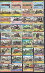 DB1 Colectie Locomotive Tuvalu St Vincent Nevis 158 v. MNH 5 poze Atentie