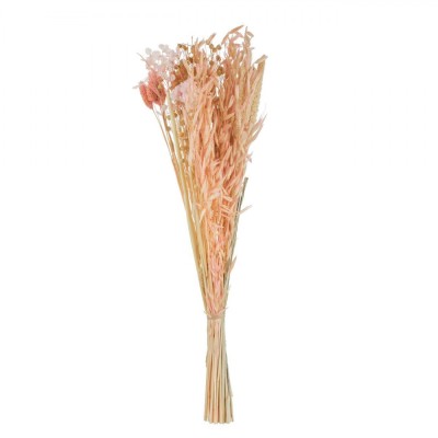 Buchet Decorativ, Flori Artificiale, Coada Iepurelui, Roz, 50cm foto