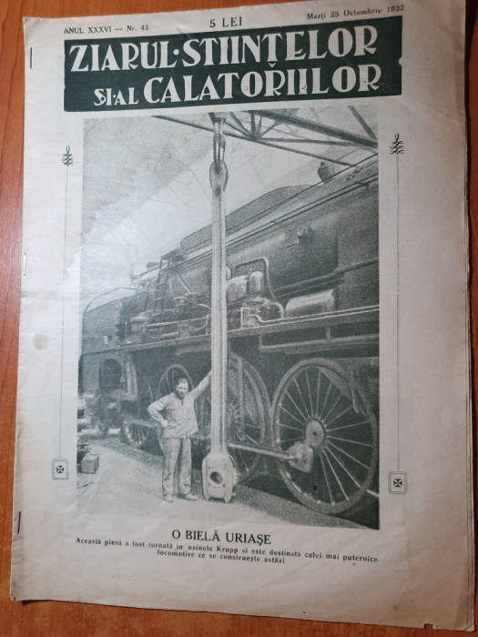 ziarul stiintelor si al calatoriilor 25 octombrie 1932-art. orasul sf. gheorghe