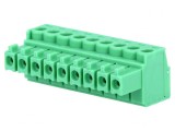Regletă de Conexiuni Deconectabilă 3,5mm 9 Piste Drept Mufă