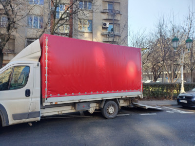 Mutari mobilier transport mărfuri utilaje cu duba cu lift foto