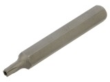 Capăt şurubelniţă Torx&reg; T27H 80mm KING TONY 168027U cu protecţie