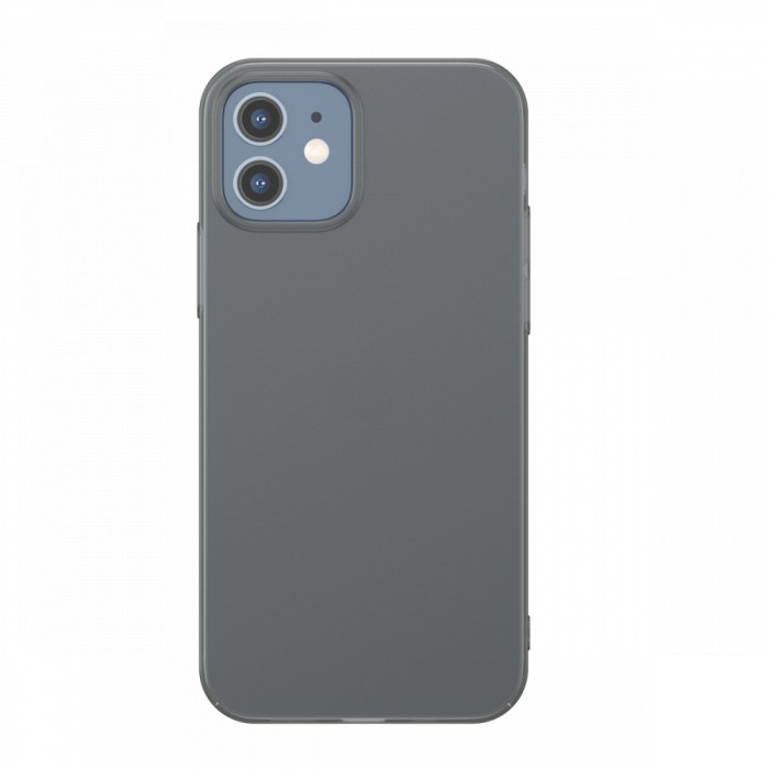Husa Apple iPhone 12 Mini, Baseus Comfort Case, Negru, 5.4 inch