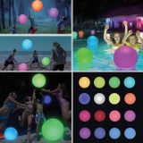 Balon gonflabil LED cu telecomandă, &Oslash;40 cm, multicolor, CMCLASS