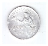Moneda 100000 lei 1946, stare buna, curata