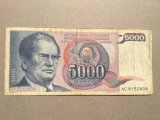 Iugoslavia 5000 Dinari 1985