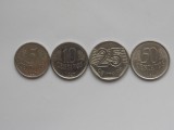 LOT 4 MONEDE DIFERITE-5,10,25,50 CENTAVOS BRAZILIA