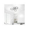 Lustra LED Jamala 48W alb negru LL1962AL, Eco