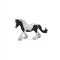 Figurina Cal Gypsy Mare - alb si negru XL Collecta