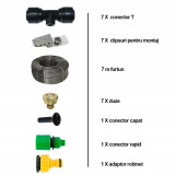 Sistem TehnoMS de Racire Exterioara Terase, 7M, 7 Duze, 7 Clipsuri