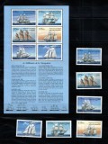 Djibouti 2000 Ships set + perf sheet Mi.763-68+KLB MNH DE.216, Nestampilat