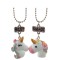 Set 2 Bucati Pandantiv / Colier / Lantisor - BEST FRIENDS - Unicorn