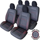 Set Huse Scaun Exclusive Leather Atlas Negru Umb-R 522181 121390