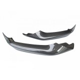 2X NEW OEM FRONT SPOILER CAP CARBON M-PERFORMANCE BMW 5 G30 G31 51192414131 51192414137