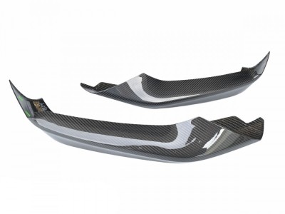 2X NEW OEM FRONT SPOILER CAP CARBON M-PERFORMANCE BMW 5 G30 G31 51192414131 51192414137 foto
