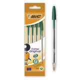 Set 2 pixuri BIC Cristal Mediu, verde - RESIGILAT