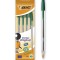Set 2 pixuri BIC Cristal Mediu, verde - RESIGILAT