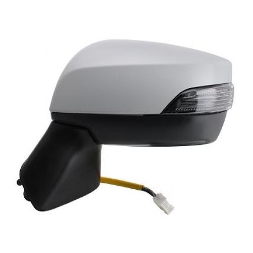 Oglinda exterioara Subaru Outback (Bs), 05.2015-2017, Stanga, reglare electrica; grunduita; incalzita; geam convex; cromat; 9 pini; cu semnalizare, V