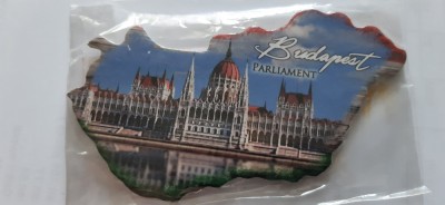 XG Magnet frigider- tematica turistica- Ungaria Budapesta- Palatul Parlamentului foto