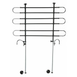 Bare separatoare portbagaj auto Streetwize pentru caini si bagaje 85-154cm/75-140cm, Sumex