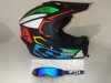Casca Moto Off-Road Atv Cross Enduro Downhill Oem Cu Ochelari 100%, Policarbonat ABS, Marimi L-XXL