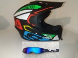 Cumpara ieftin Casca Moto Atv Cross Enduro Downhill + Ochelari 100% ,marimi disponibile L,XL si XXL