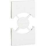 Placa pentru priza schuko KW4140A16 KW4140A16F 2M Living Now Bticino alb KW03