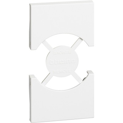 Placa pentru priza schuko KW4140A16 KW4140A16F 2M Living Now Bticino alb KW03 foto
