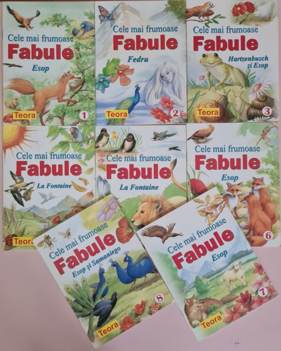 Colectia Cele mai frumoase fabule (8 vol.)