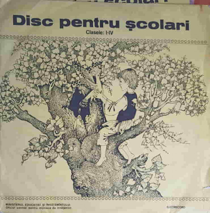 Disc vinil, LP. DISC PENTRU SCOLARI - CLASA I-COLECTIV-244503