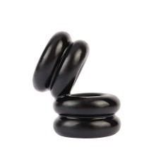 Inel penis Rosy Dual Chubby Black